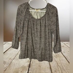 Michael Kors Leopard print blouse